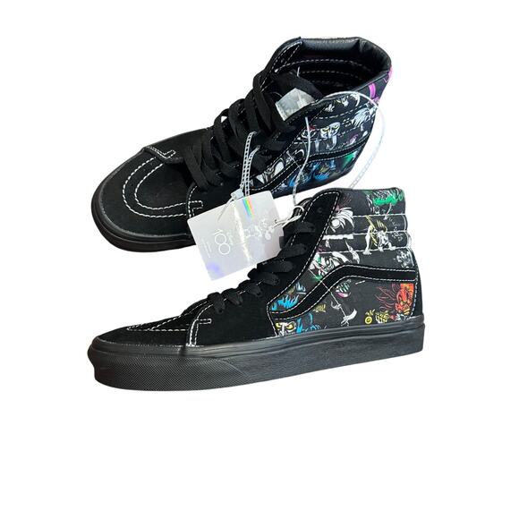 VANS x DISNEY 100 Villains Sk8-Hi Mens Shoes NEW High Tops M-5.5 W-7 limited Ed main image 5